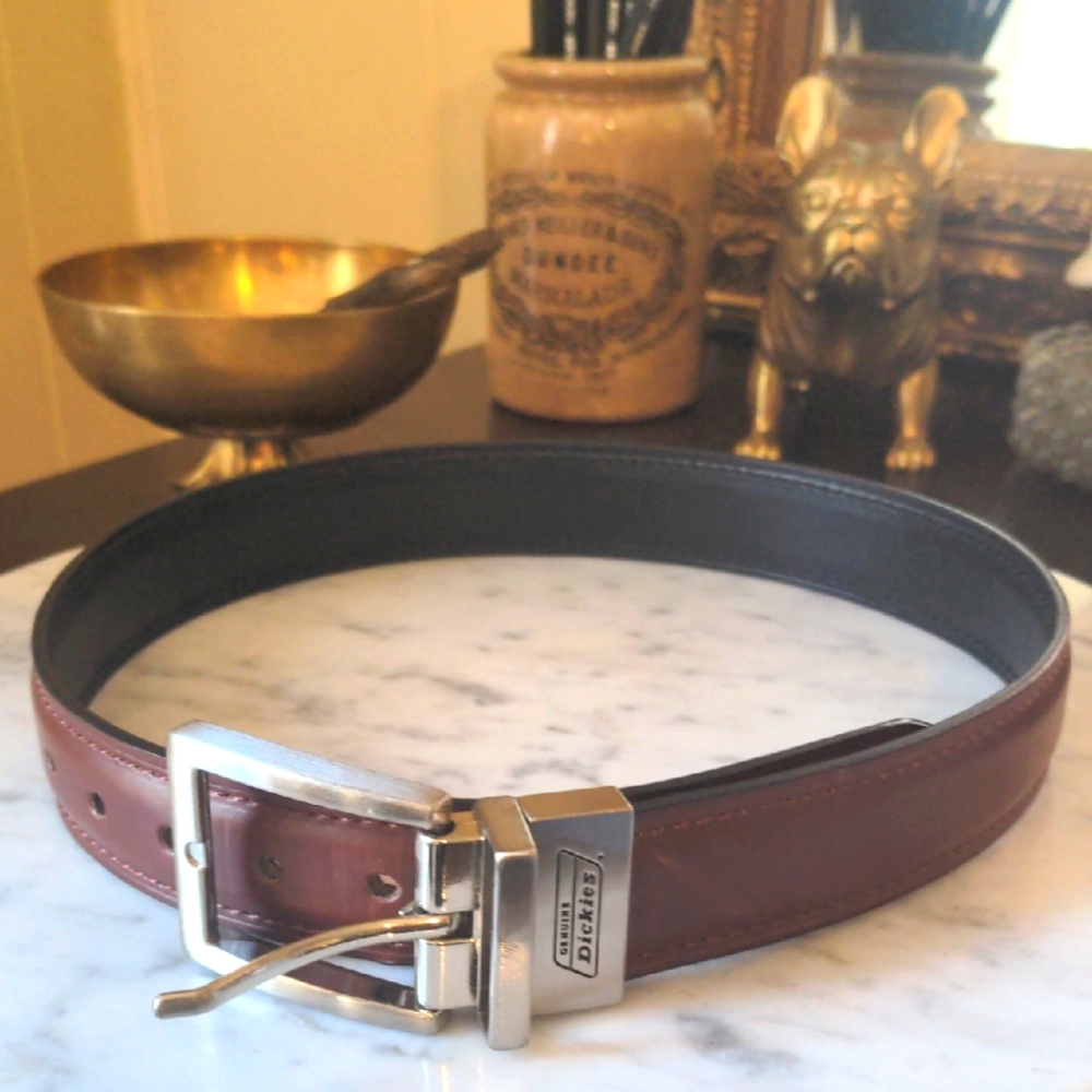Boy's Brown Vegan Leather Belt - Dickies
